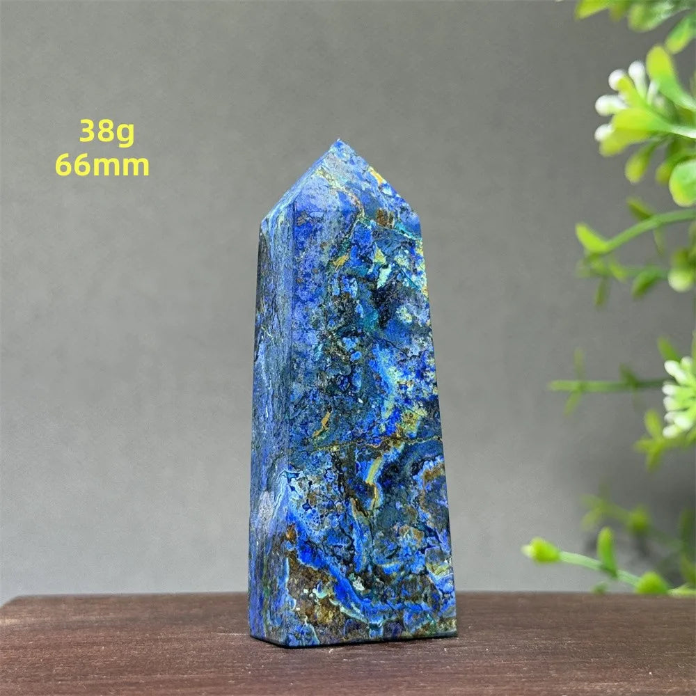 Natural High-Quality Azurite Mineral Original Stone Aura Energy Healing Collection Home Decoration Precious Gift