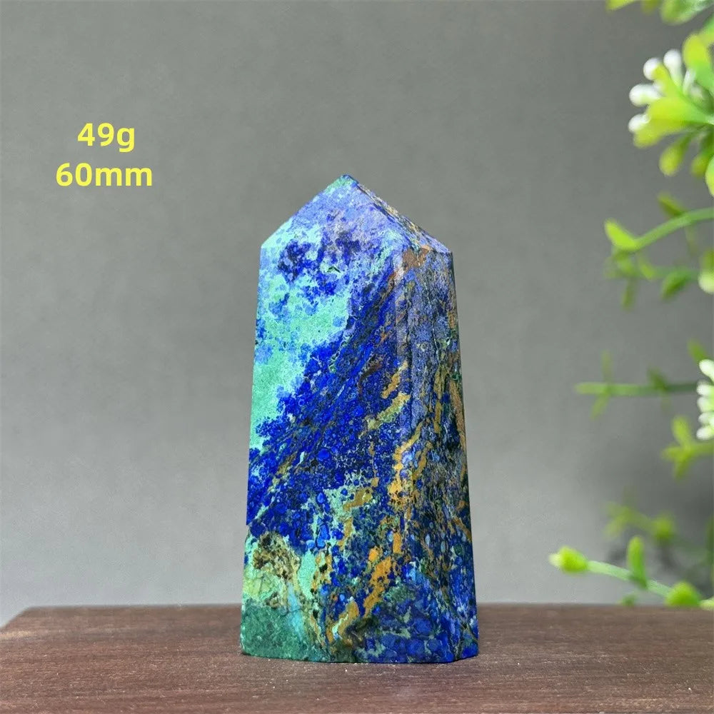 Natural High-Quality Azurite Mineral Original Stone Aura Energy Healing Collection Home Decoration Precious Gift