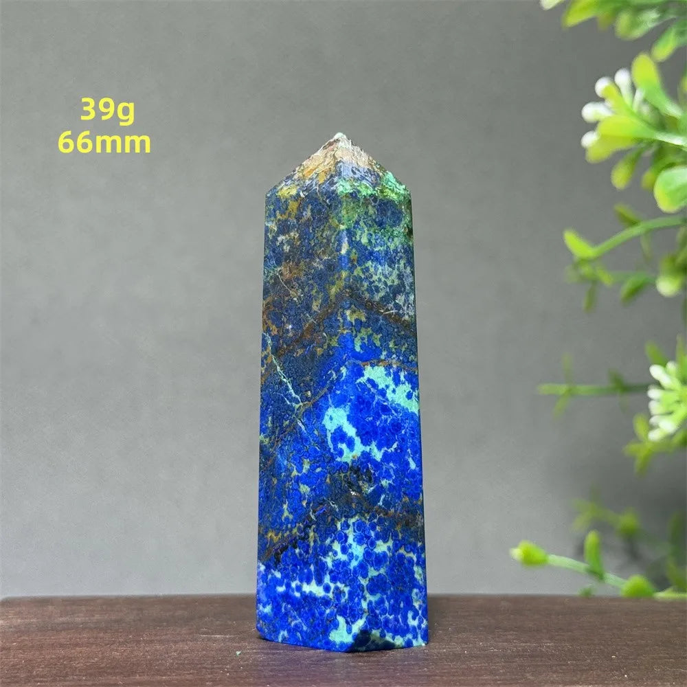 Natural High-Quality Azurite Mineral Original Stone Aura Energy Healing Collection Home Decoration Precious Gift