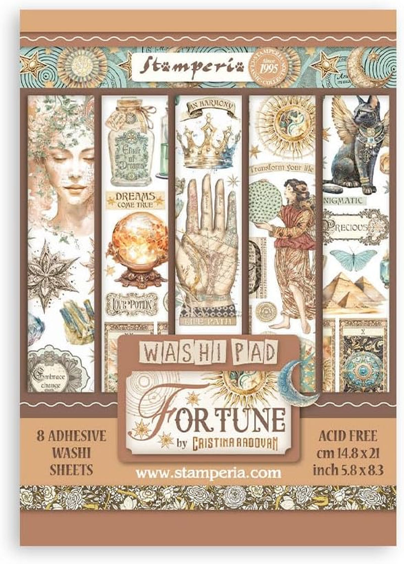 Fortune Washi Pad 8 Sheets A5