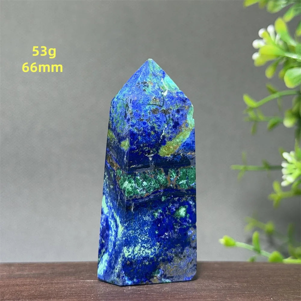 Natural High-Quality Azurite Mineral Original Stone Aura Energy Healing Collection Home Decoration Precious Gift