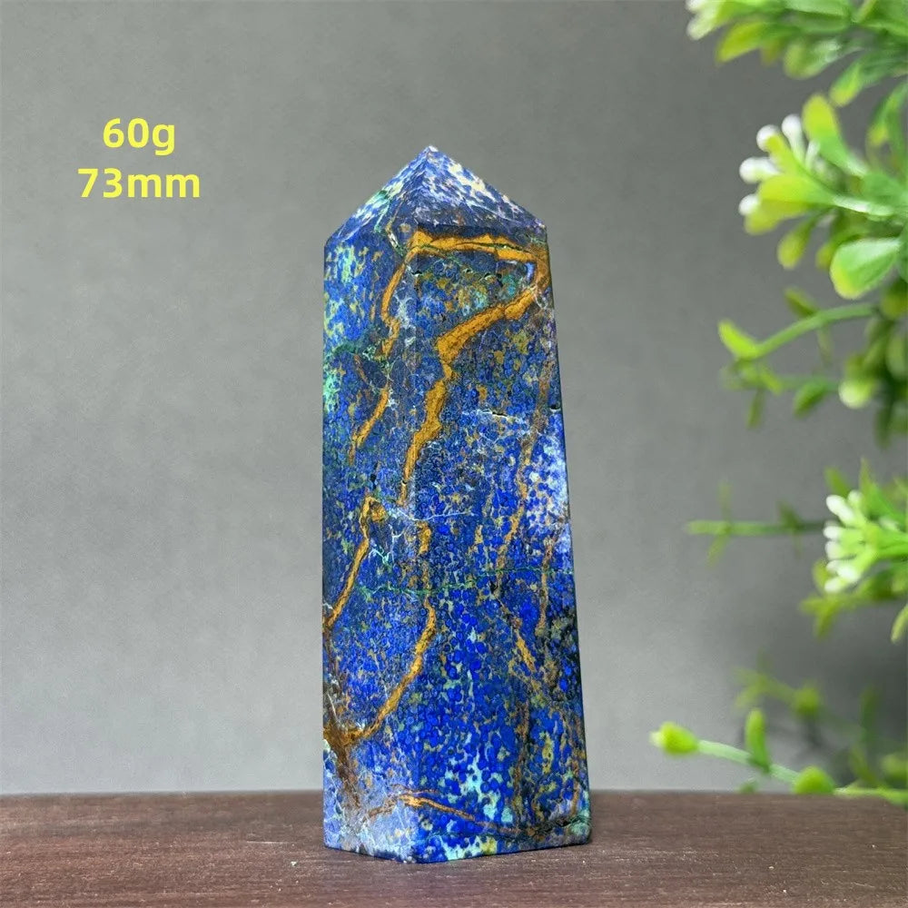 Natural High-Quality Azurite Mineral Original Stone Aura Energy Healing Collection Home Decoration Precious Gift
