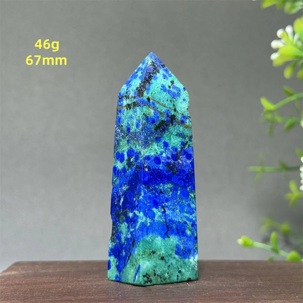 Natural High-Quality Azurite Mineral Original Stone Aura Energy Healing Collection Home Decoration Precious Gift