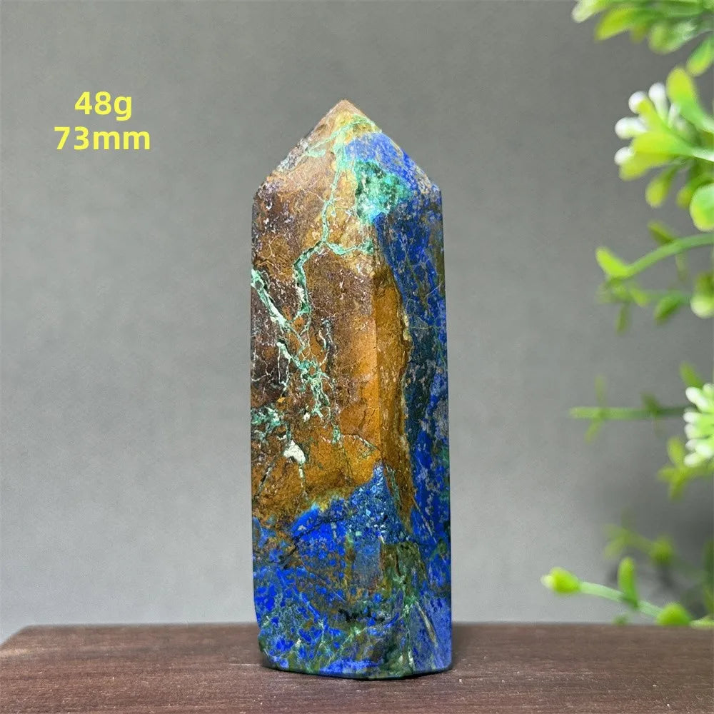 Natural High-Quality Azurite Mineral Original Stone Aura Energy Healing Collection Home Decoration Precious Gift