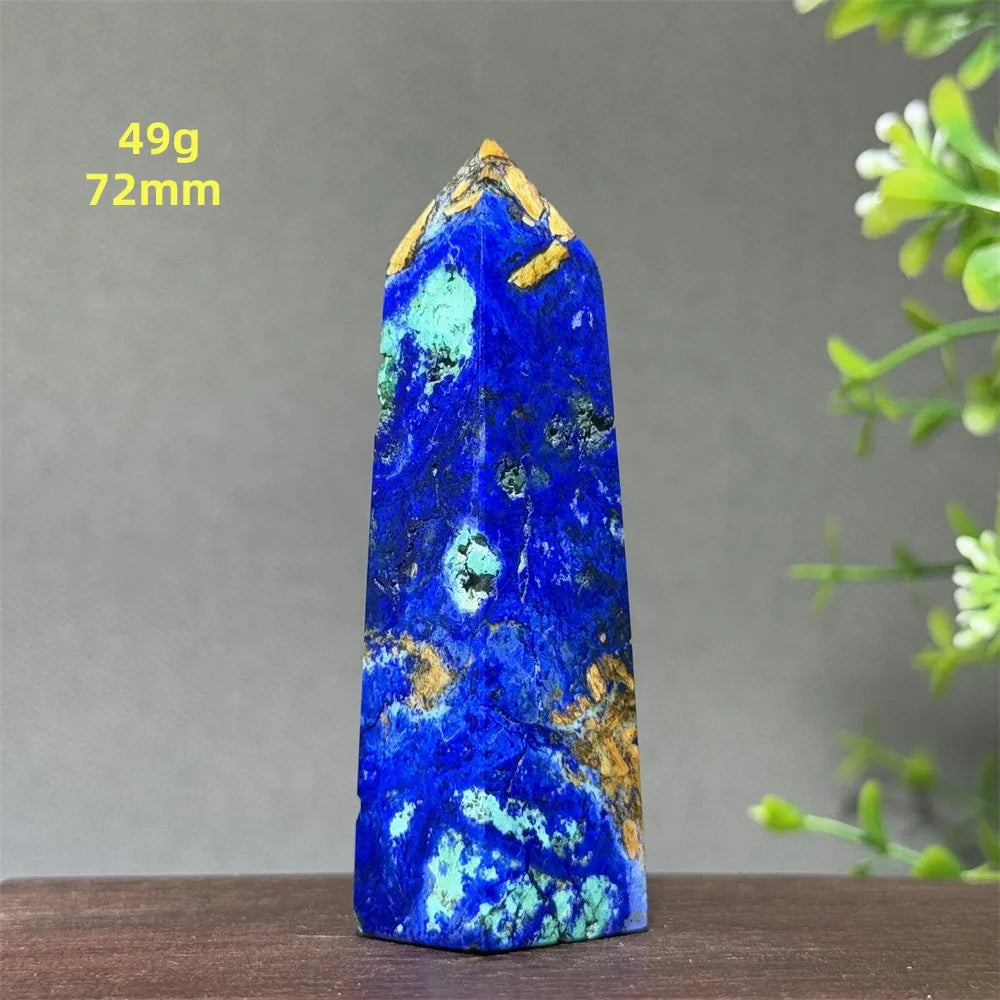 Natural High-Quality Azurite Mineral Original Stone Aura Energy Healing Collection Home Decoration Precious Gift