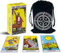 Tarot Cards Deck with Guidebook & Carry Bag - 78 Original Tarot Cards Deck, Smith Classic Artwork, Traditional Standard Tarot Decks, Card Reading Game for Beginners & Expert Readers (Classic Rider)