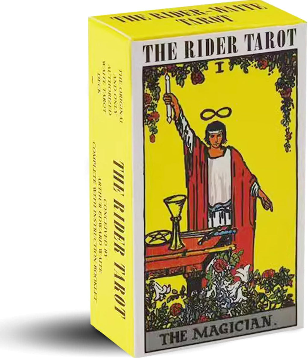 Tarot Cards Deck with Guidebook & Carry Bag - 78 Original Tarot Cards Deck, Smith Classic Artwork, Traditional Standard Tarot Decks, Card Reading Game for Beginners & Expert Readers (Classic Rider)