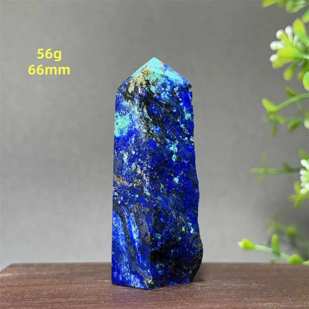 Natural High-Quality Azurite Mineral Original Stone Aura Energy Healing Collection Home Decoration Precious Gift