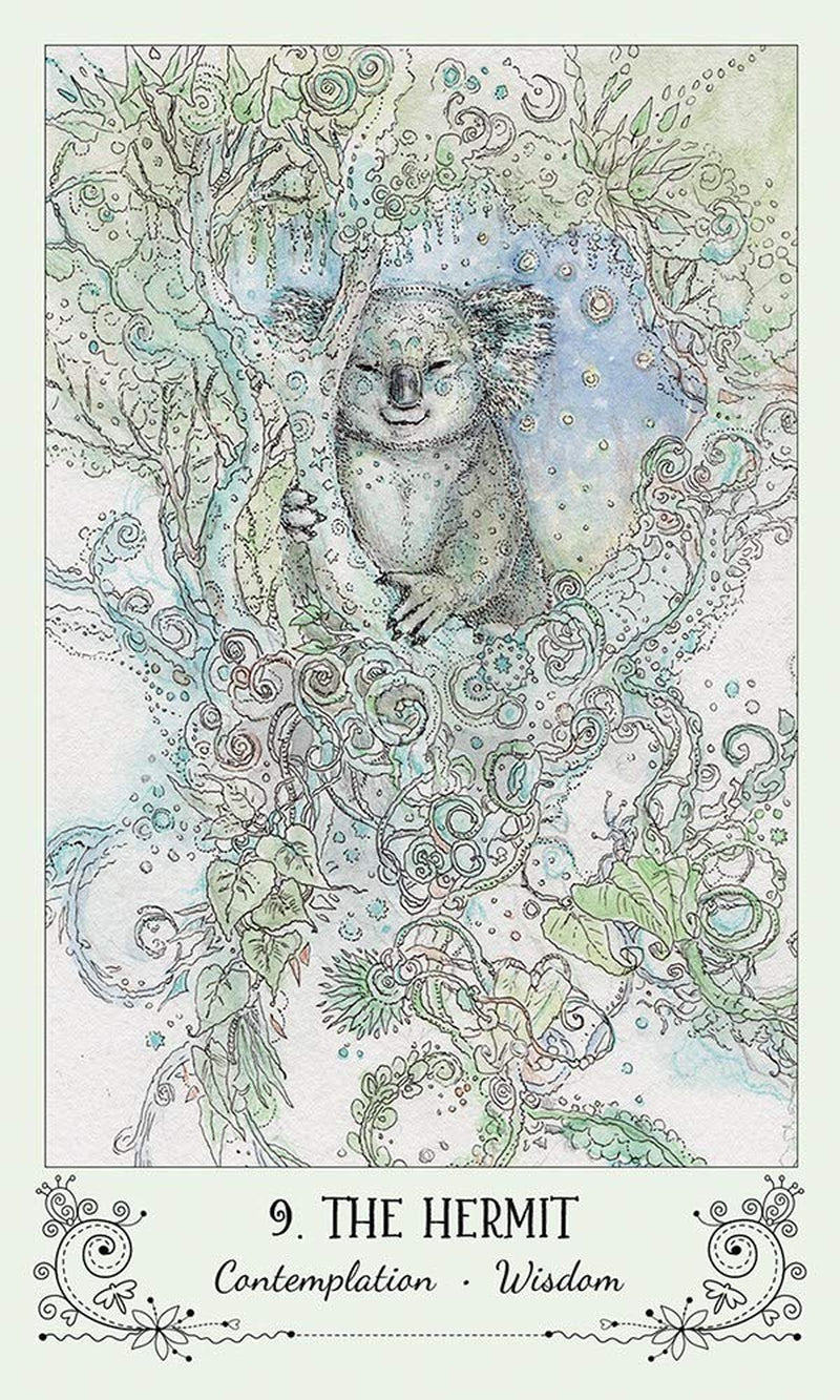 Spiritsong Tarot: 78-Card Tarot Deck with Animal Spirit Guides, Shamanic Symbolism, Hand-Drawn Visionary Artwork, Divine Guidance, 108-Page Guidebook