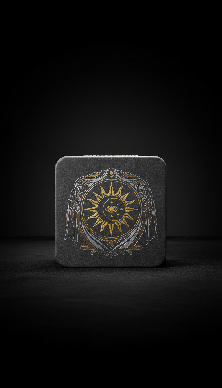 Tarot deck with velvet matte finish