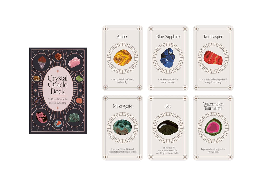 Crystal Oracle Deck: 78 Crystal Cards for Holistic Wellbeing