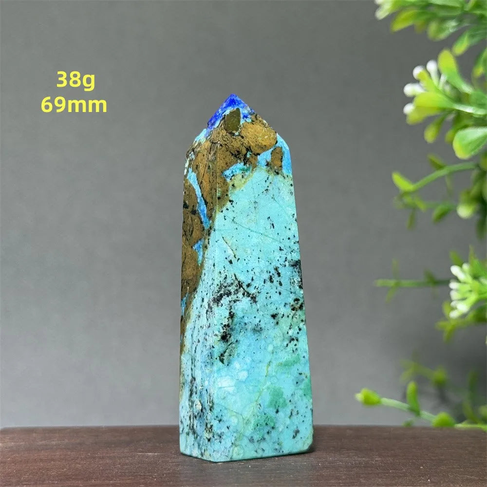 Natural High-Quality Azurite Mineral Original Stone Aura Energy Healing Collection Home Decoration Precious Gift