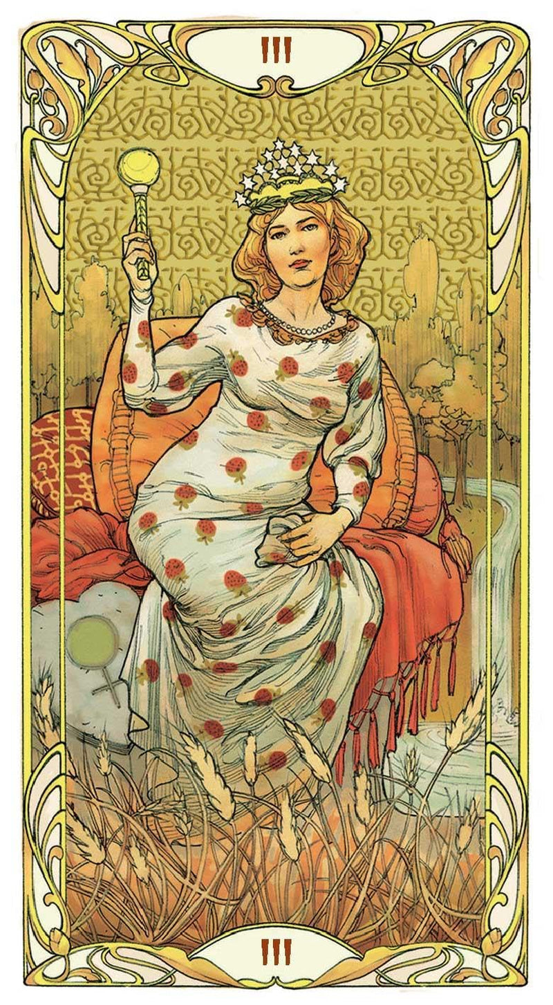 TC: GOLDEN ART NOUVEAU TAROT DECK