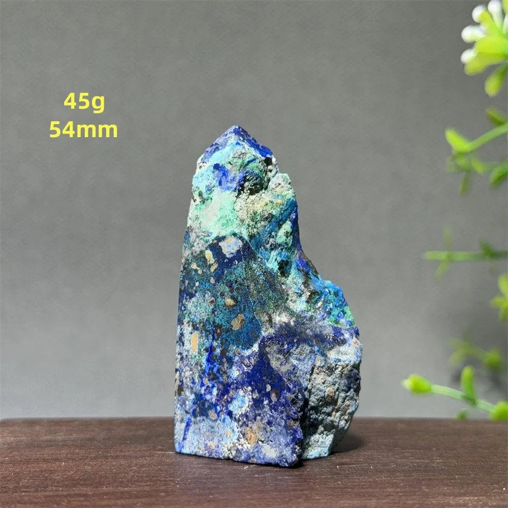 Natural High-Quality Azurite Mineral Original Stone Aura Energy Healing Collection Home Decoration Precious Gift