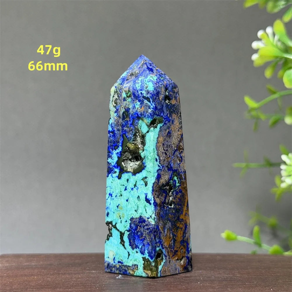 Natural High-Quality Azurite Mineral Original Stone Aura Energy Healing Collection Home Decoration Precious Gift