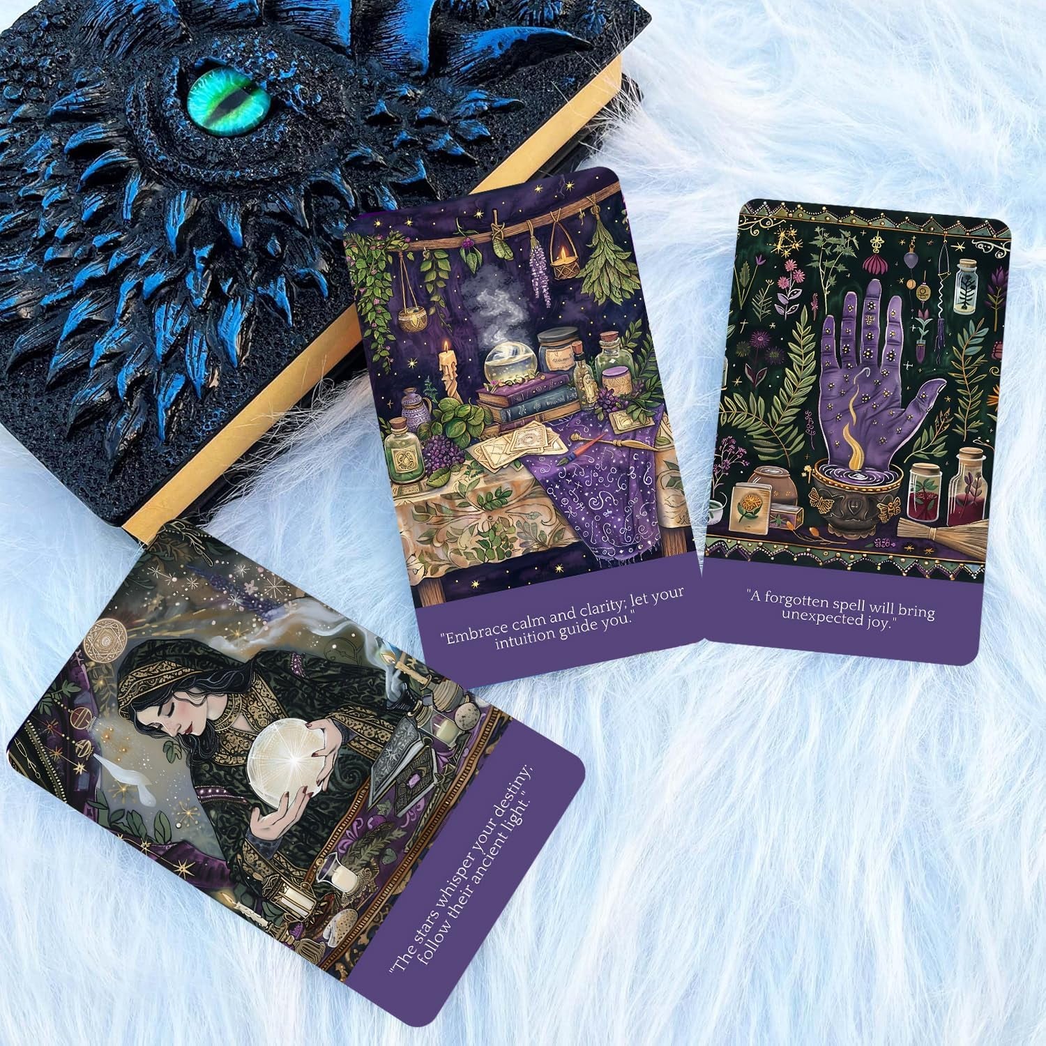 Fortune Teller Oracle Cards: Explore and Reveal the Future, Provide Guidance and Inspiration for Daily Life. Oracle Tarot Cards for Beginners, Suitable for Daily Life, Divination, Spiritual Practice