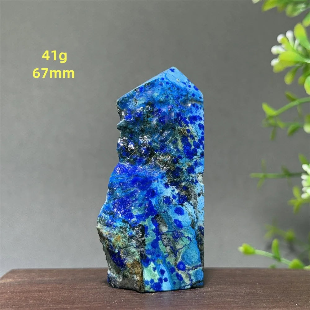 Natural High-Quality Azurite Mineral Original Stone Aura Energy Healing Collection Home Decoration Precious Gift