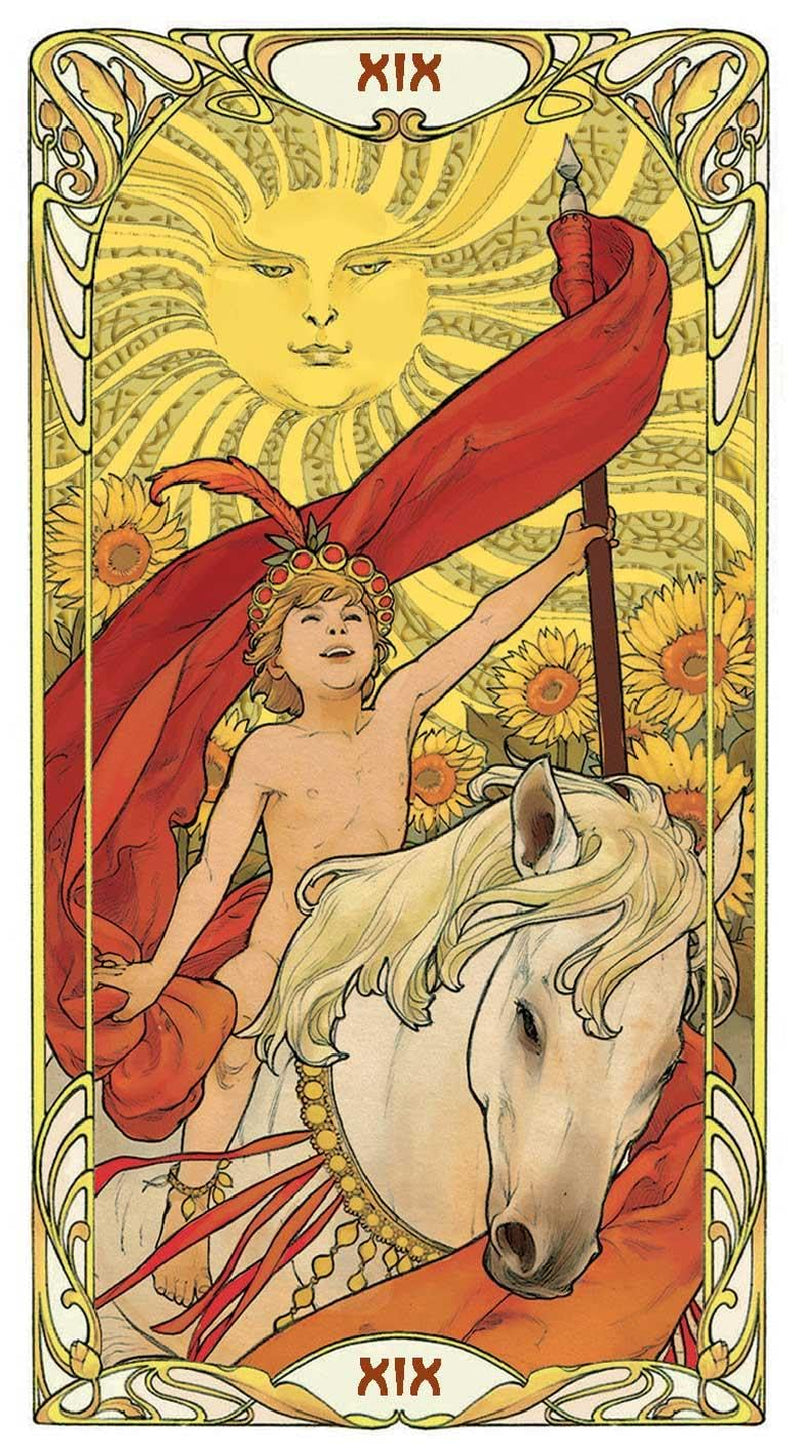 TC: GOLDEN ART NOUVEAU TAROT DECK