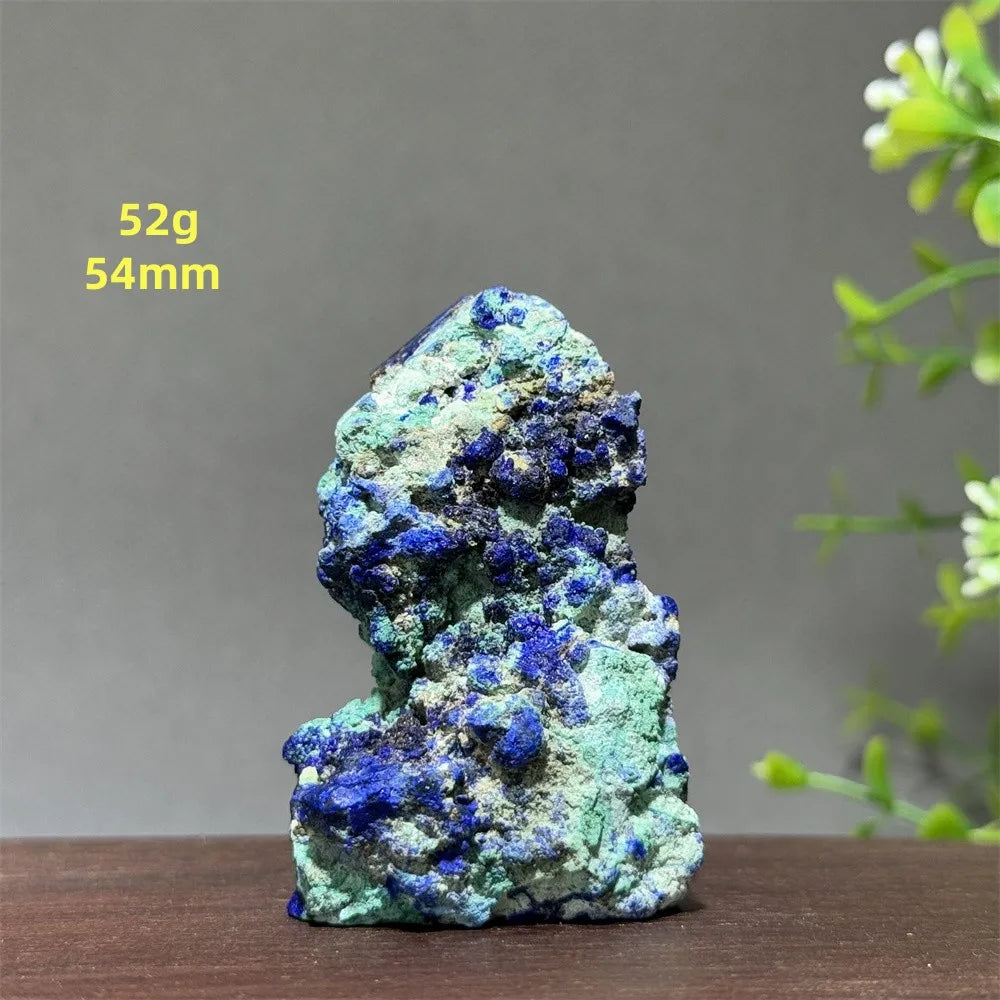 Natural High-Quality Azurite Mineral Original Stone Aura Energy Healing Collection Home Decoration Precious Gift