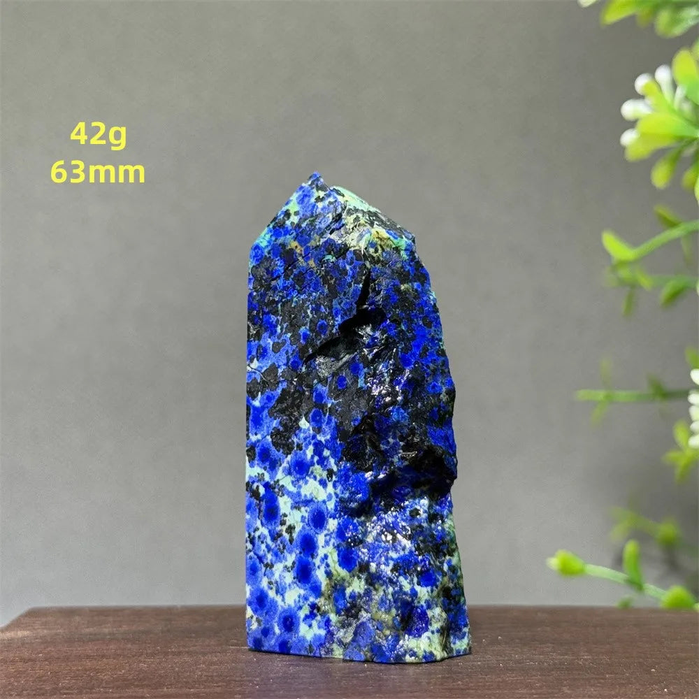 Natural High-Quality Azurite Mineral Original Stone Aura Energy Healing Collection Home Decoration Precious Gift