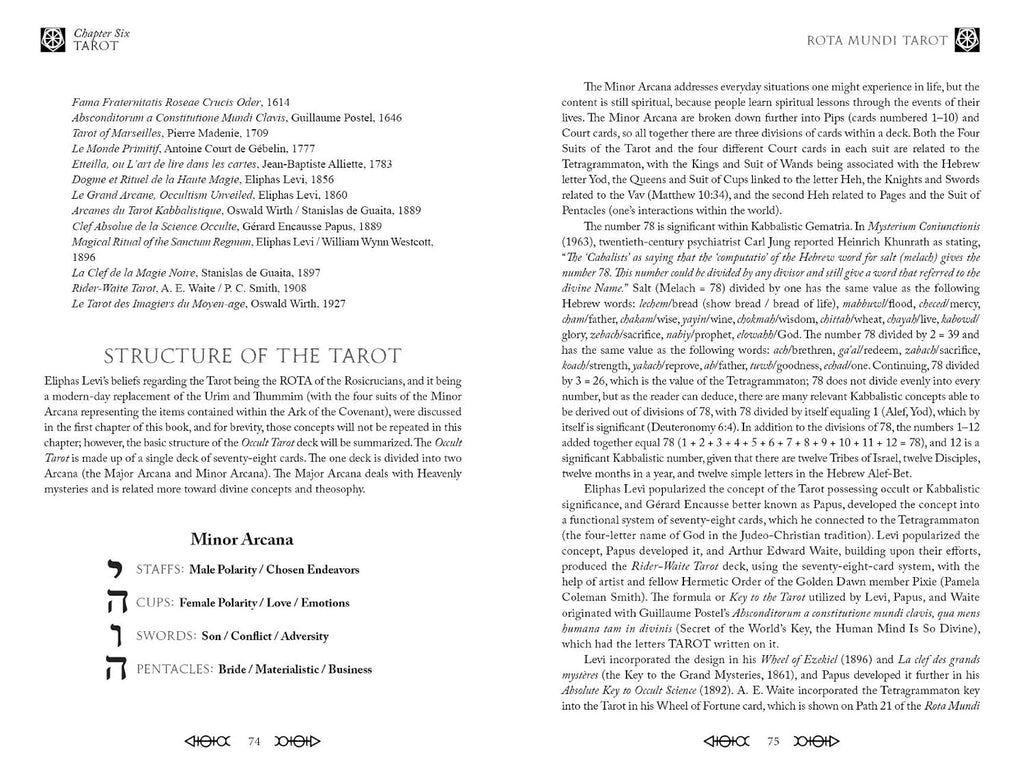 Rota Mundi Tarot: the Rosicrucian Arcanum (Tarot Kit Box Set with 78 Cards and Guide Book)