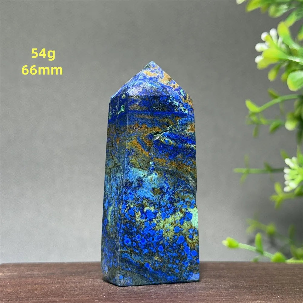 Natural High-Quality Azurite Mineral Original Stone Aura Energy Healing Collection Home Decoration Precious Gift