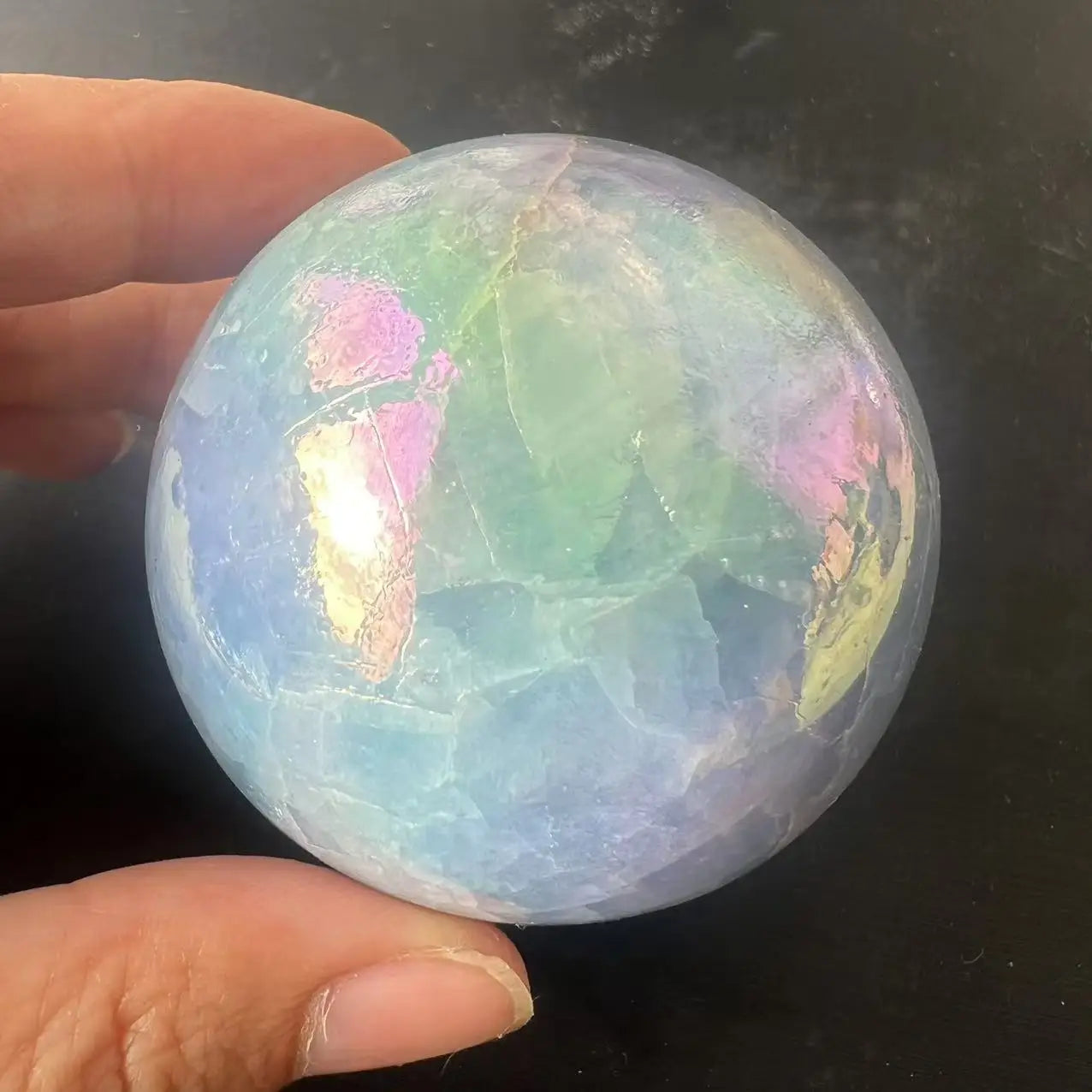 Natural Stones Quartz Crystal Healing Sphere Aura Celestite Ball Gemstones Reiki Home Decoration