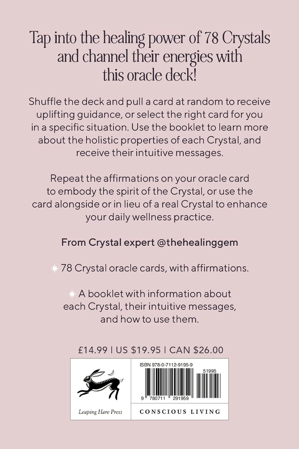 Crystal Oracle Deck: 78 Crystal Cards for Holistic Wellbeing