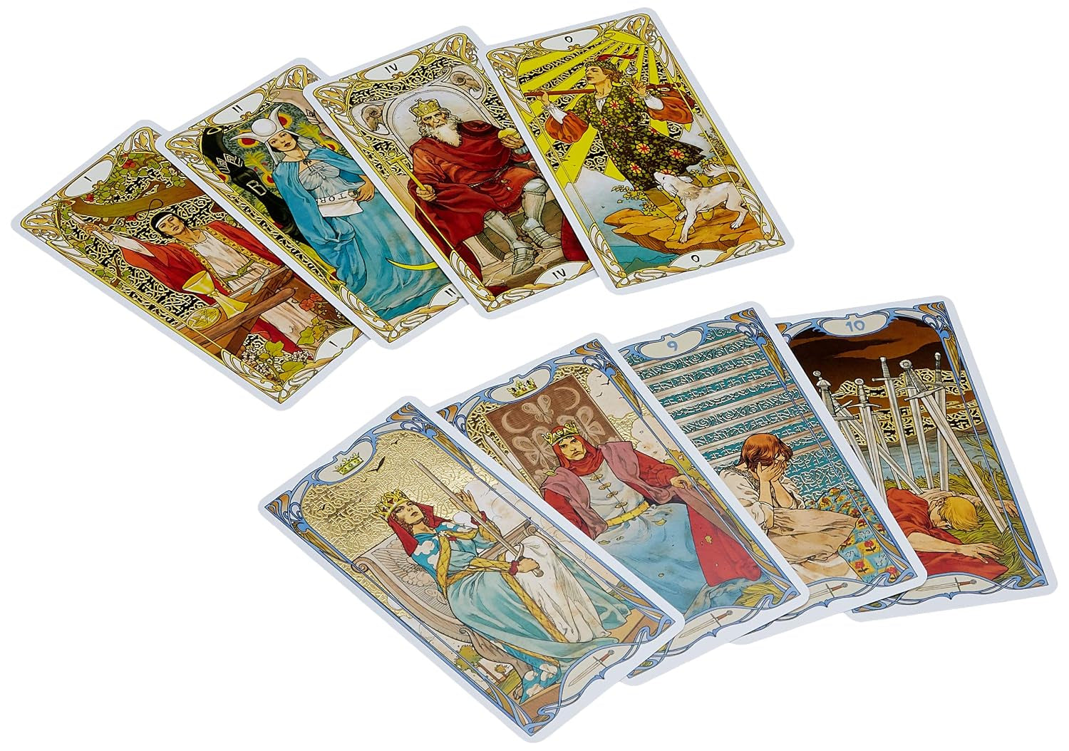 TC: GOLDEN ART NOUVEAU TAROT DECK