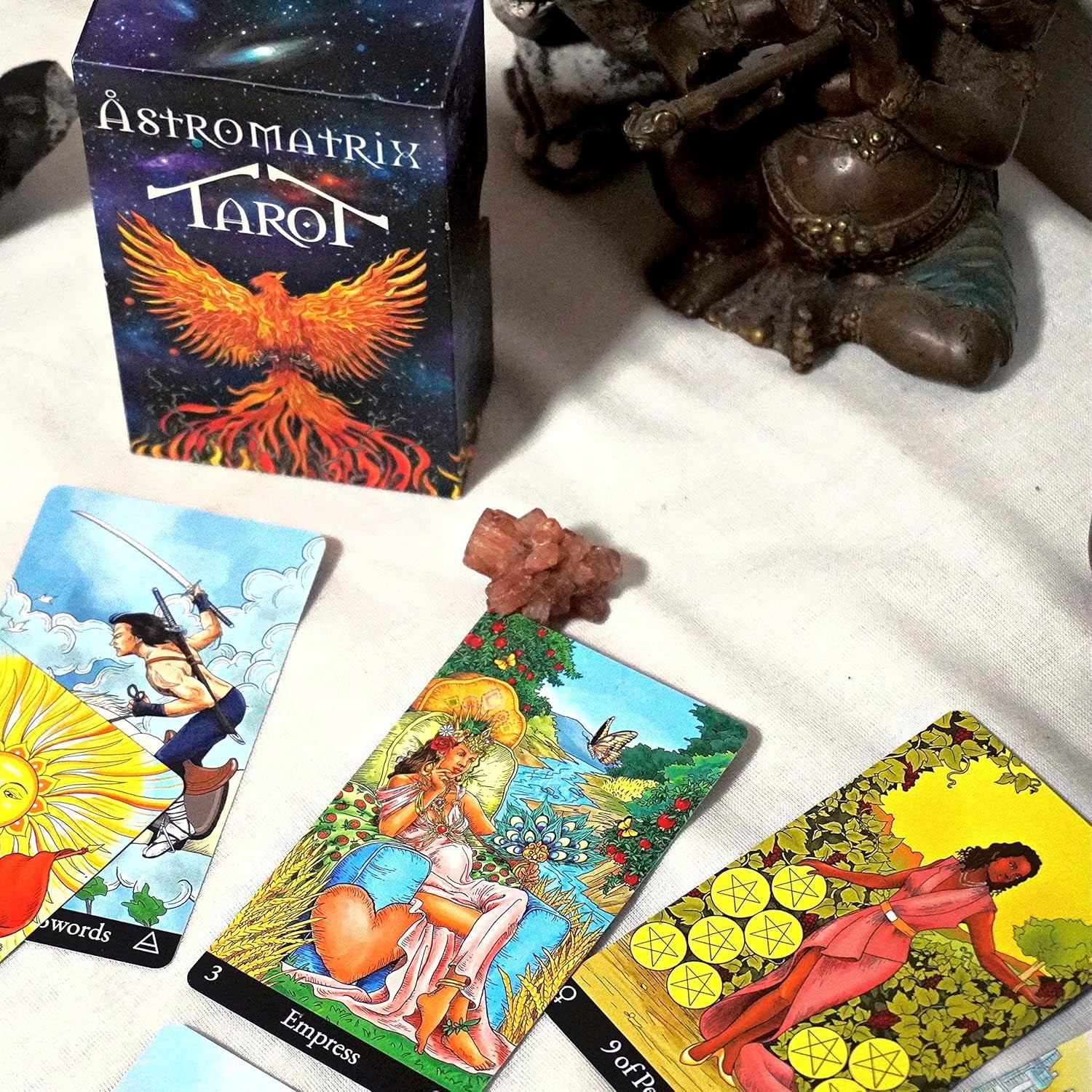 Cards Deck with Online Guide QR Codes for Beginners and Experts Readers, 78 Tarot Deck Cards, Classic Traditional Tarot Deck Standard Size 4.75" X 2.75", Fortune Telling Cards Game