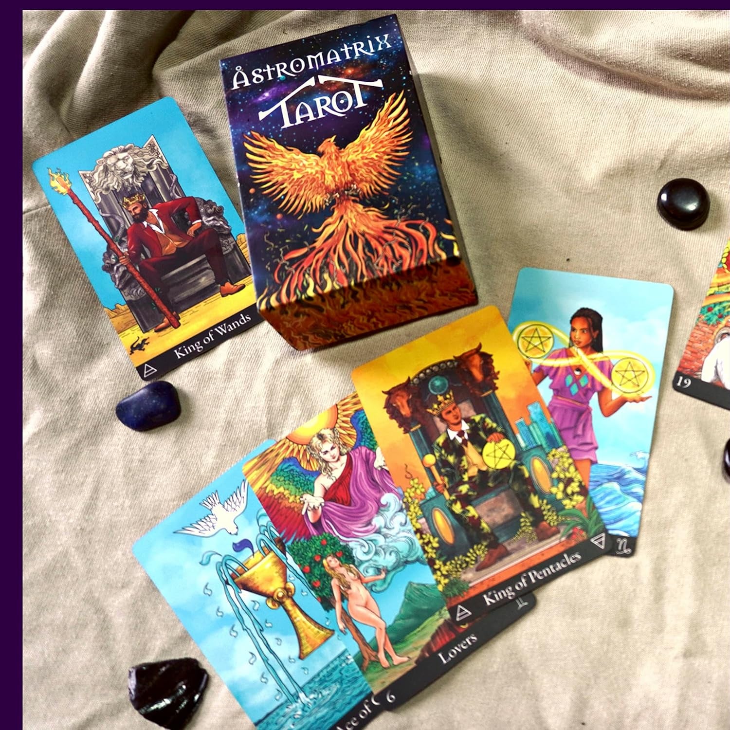 Cards Deck with Online Guide QR Codes for Beginners and Experts Readers, 78 Tarot Deck Cards, Classic Traditional Tarot Deck Standard Size 4.75" X 2.75", Fortune Telling Cards Game