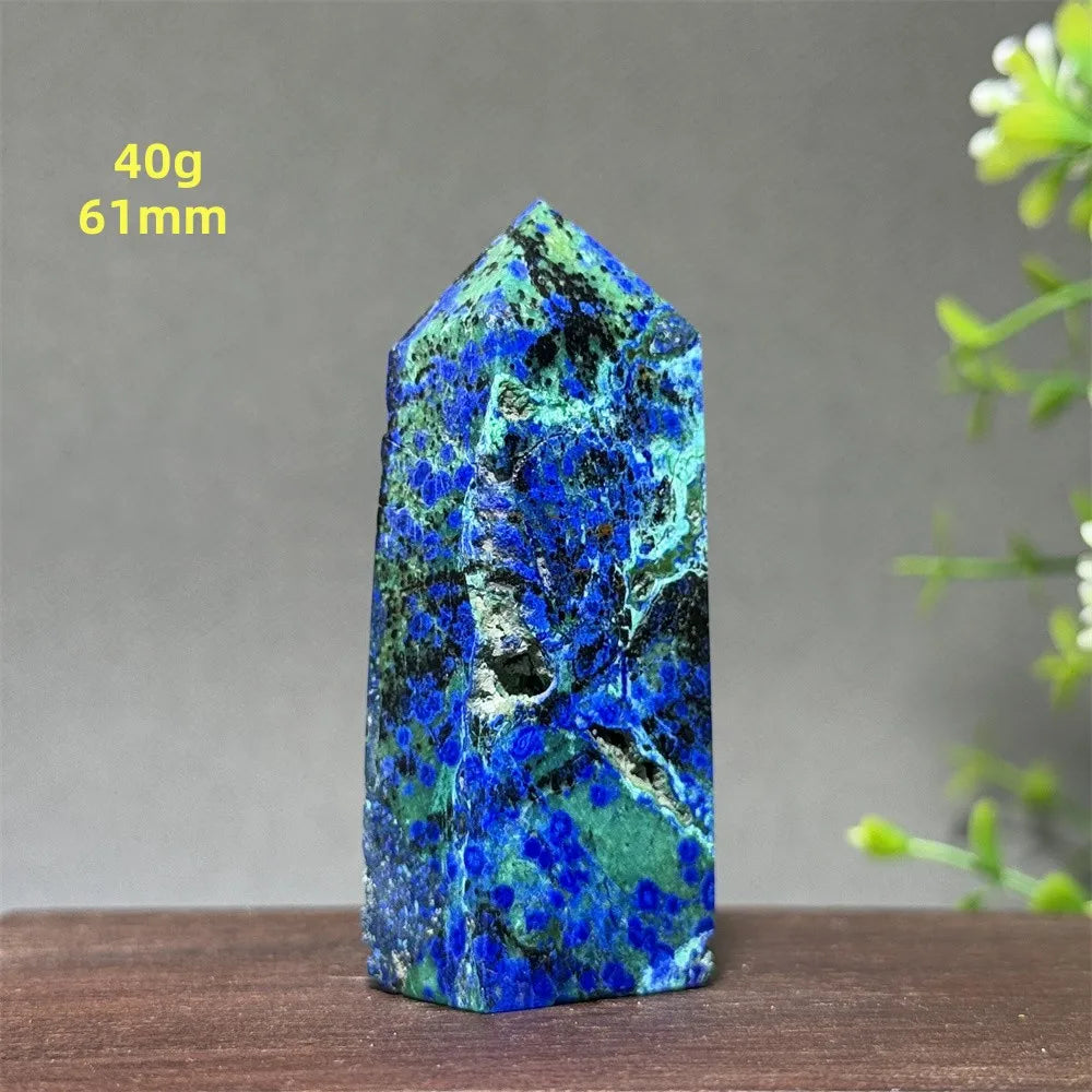 Natural High-Quality Azurite Mineral Original Stone Aura Energy Healing Collection Home Decoration Precious Gift