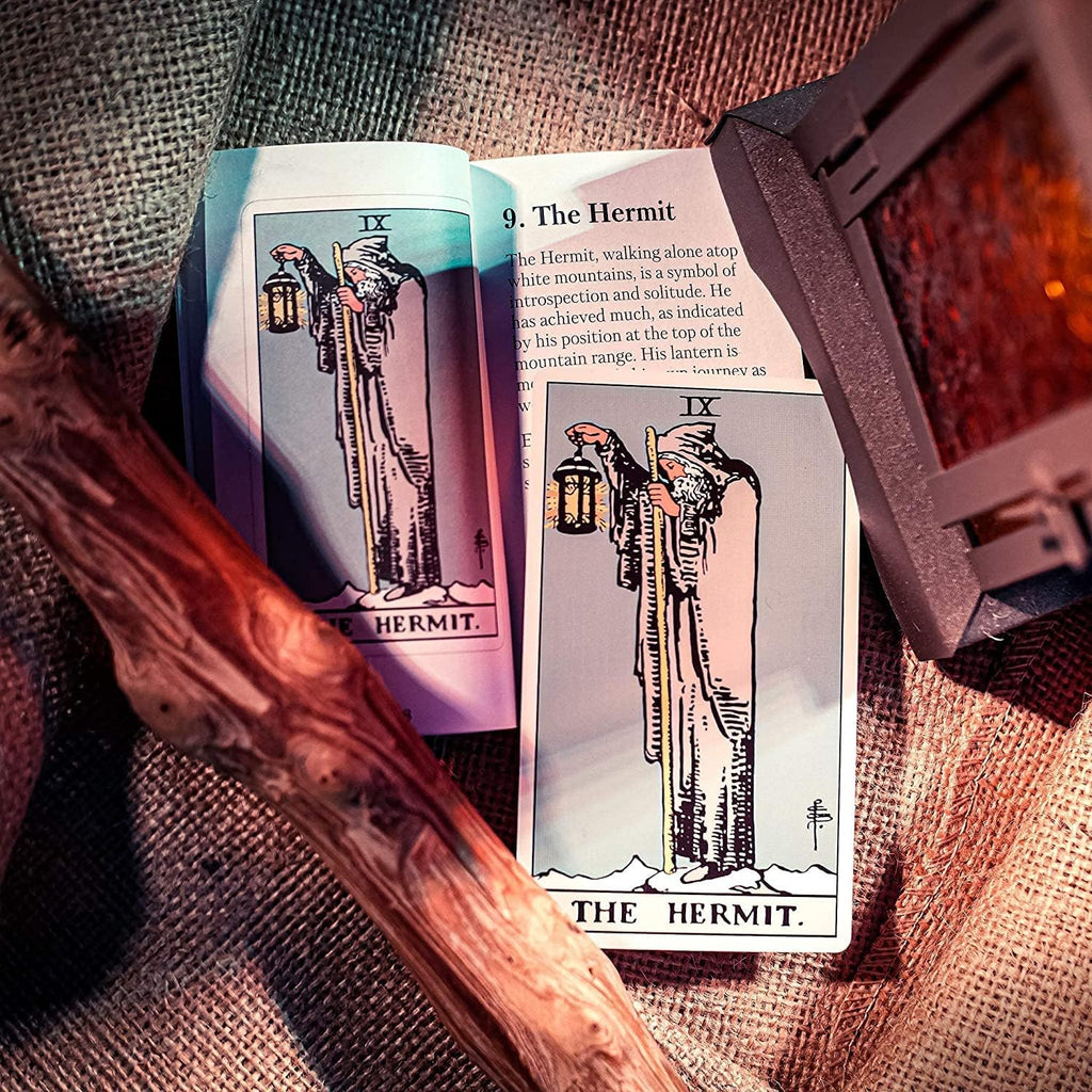 Tarot Cards Deck with Guidebook & Carry Bag - 78 Original Tarot Cards Deck, Smith Classic Artwork, Traditional Standard Tarot Decks, Card Reading Game for Beginners & Expert Readers (Classic Rider)