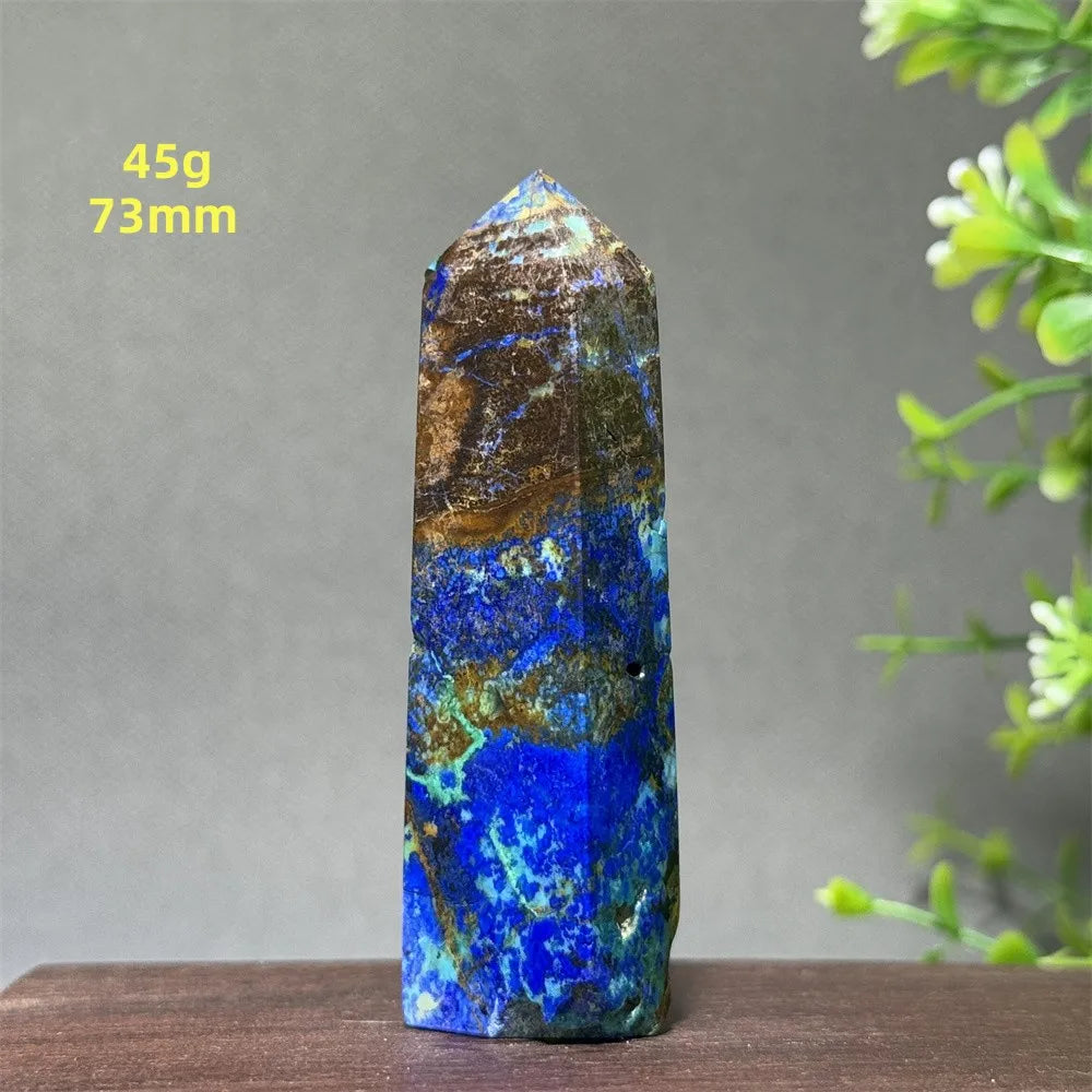 Natural High-Quality Azurite Mineral Original Stone Aura Energy Healing Collection Home Decoration Precious Gift