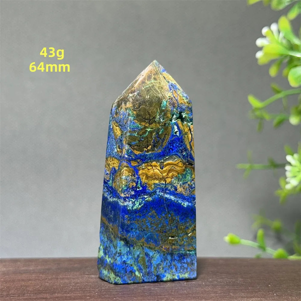 Natural High-Quality Azurite Mineral Original Stone Aura Energy Healing Collection Home Decoration Precious Gift