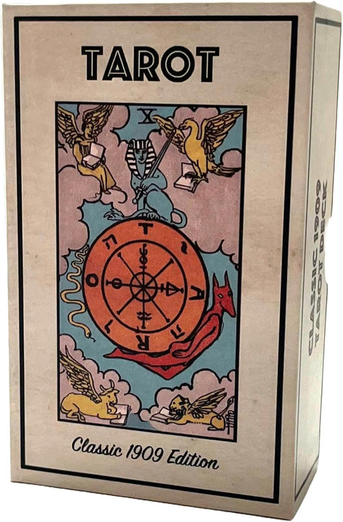 Classic 1909 Tarot Deck & 88 Page Guide | Made in USA